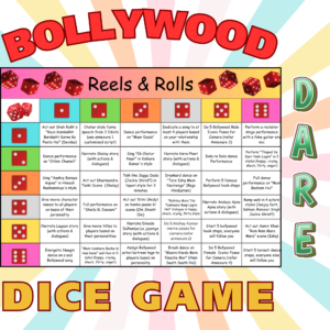 Bollywood Dare Dice Game