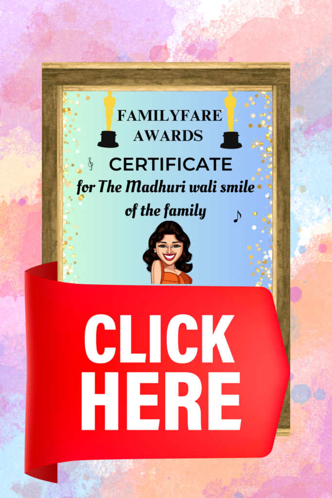 Bollywood Theme Award Certificates