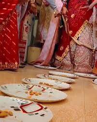 Thaali and Kattaar games for newly married couple