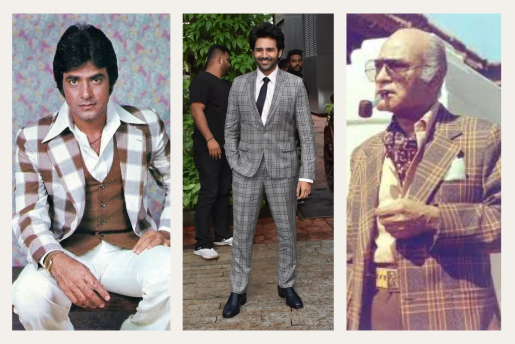 Checkered Suits - Bollywood Retro Look