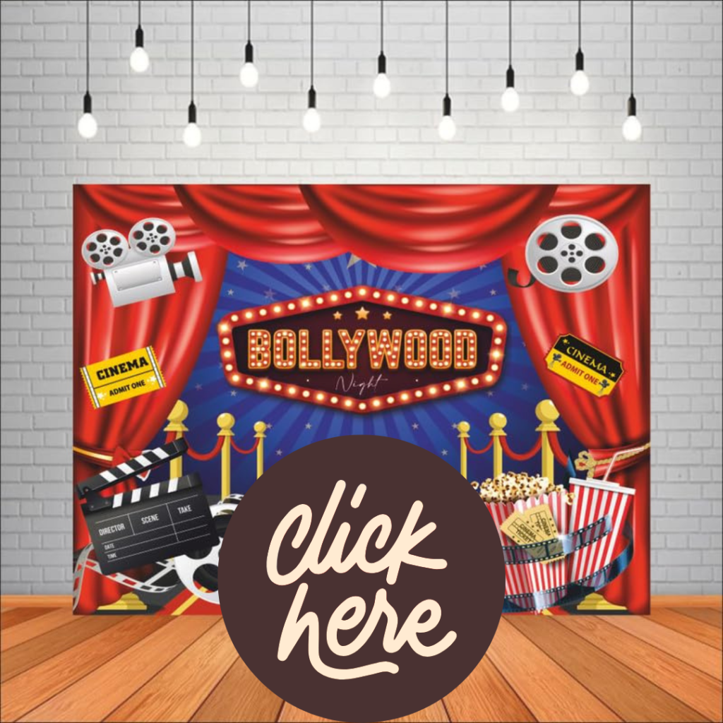 Bollywood Theme Party Backdrop