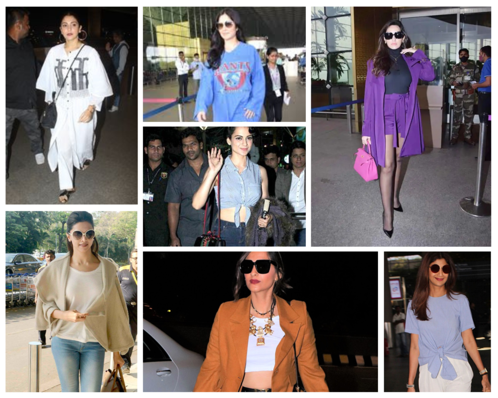 Bollywood Celebrity Airport look for Kitty Party